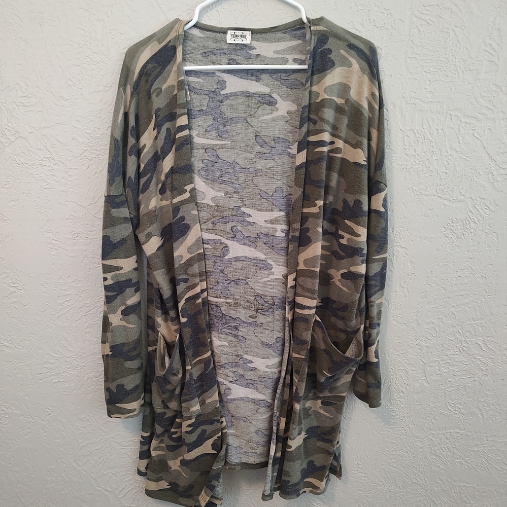 Camo cardigan